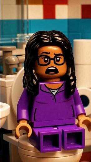 LEGO TEACHER’S HILARIOUS BATHROOM EMERGENCY 🚽💨 | FUNNY LEGO SCHOOL STORY 😂