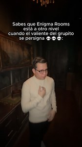 Así te das cuenta de que un cuarto de escape no va a ser fácil. 🫥🏳️ #escaperooms #enigmarooms #divertido #orfanato #terror | Enigma Rooms