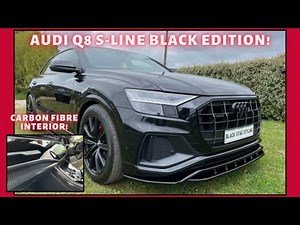 Modified Audi Q8 S-line Black Edition - Hydro Dipping interior to CARBON FIBRE