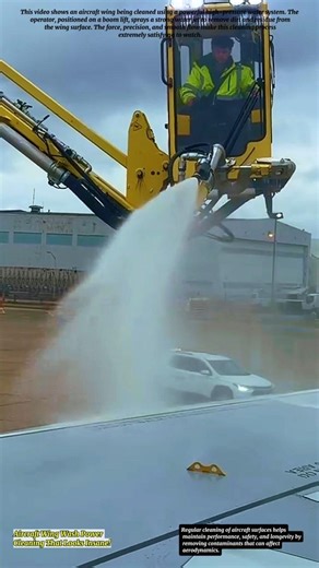 Aircraft Wing Wash—Power Cleaning That Looks Insane!