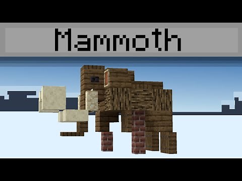 Minecraft | How To Build: Mammoth