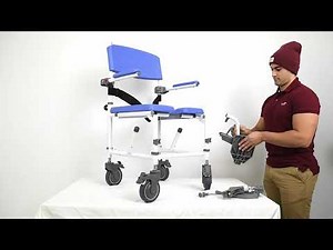 Aluminum Rehab Commode Assembly Video