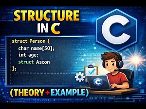LEC 52: STRUCTURE IN C (THEORY +EXAMPLE)