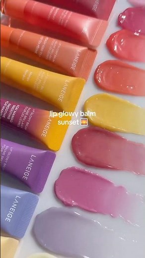 THE MOST BEAUTIFUL LIPPIE SUNSET YOU’LL EVER SEE 🤩🌅✨ Laneige Lip Glowy Balm