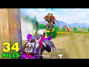 All enemies are Attacking Tacaz | 34 Kills 1vs4 - PUBG Mobile