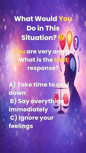 Smart vs Stupid Way to Handle Anger #IQTest #EmotionalIQ