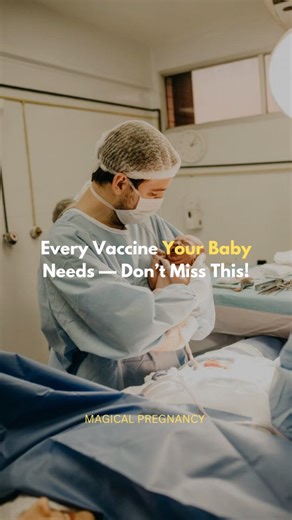 Magical Pregnancy | Garbh Sanskar on Instagram: "🍼 Baby Vaccination Schedule – From Birth to 12 Years (Made Simple!) 💉💖 Vaccines protect your baby from serious and life-threatening diseases. Following the right vaccination schedule helps build strong immunity at the right time. Here’s an easy breakdown every parent should know 👇 ✨ At Birth • BCG – Protects against tuberculosis • OPV – Protects against polio • Hepatitis B (Birth Dose) – Protects the liver from infection ✨ 6 Weeks • DTaP/DTwP 