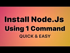 Install Node.js on Windows 11 Fast with Chocolatey (2024 Guide)