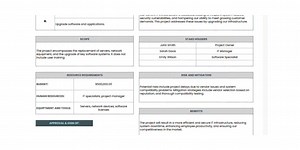 Project Management Business Case Template, Editable Google Sheets (digital Download) - Etsy Canada