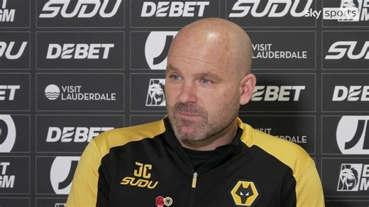 Wolves interim head coach James Collins: I've been told I'll likely be in charge for a week