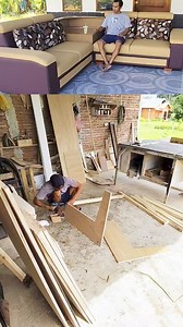 1M views · 5.1K reactions | Sofa upholstery How to make a minimalist sofa frame #Customsofa #diysofa #sofaviral | Kursi Sofa Watampone | Facebook