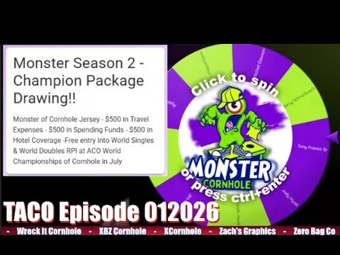 TACO 012026 – New Major Announced, Monster Prize Wheel & Medford Preview!