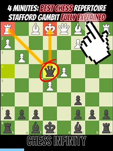 Acquire This Recommended Anti-E4 Chess Repertoire In 4 Minutes | Stafford Gambit And Traps Full Guide. Unlock a strategic masterpiece in just 4 minutes with this essential Anti-E4 Chess Repertoire guide. Immerse yourself in the comprehensive coverage of the Stafford Gambit and its intricate traps—a quick and effective resource for elevating your chess game. #ChessInfinity #Chess | Chess Infinity