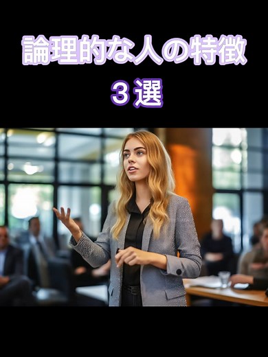 論理的思考の特徴と仕事への応用