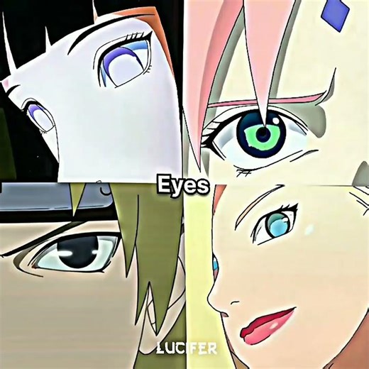 The characters 😋 #anime #naruto #narutoshippuden #hinata #sakura #lucifer_edits_2