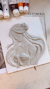 16K views · 273 reactions | Clay Mural!! 奈 #female #sculpture #mouldit #sculptureart #instagood #process #acrylic #artist #art #trusttheprocess #processart #acrylicpainting #canvas #artoftheday #portrait #3d | Art Canvas Design Studio | Facebook