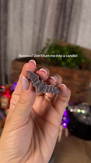 Now I feel bad🥲 #candle #candletok #witchycandle #candleburning #batcandle