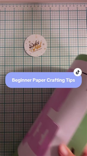 When it comes to paper crafting a common issue is getting paper off the mat without curling or ripping. My solution for removing cuts from the mat is to flip the mat facing down and slightly bend the mat to where your cuts start to poke up by themselves. In using this method be careful not to bend too much to avoid cracking your mat and take your time releasing intricate or small cuts. If you found this helpful let me know! What other questions or tips would you like to see? #papercrafting #cric