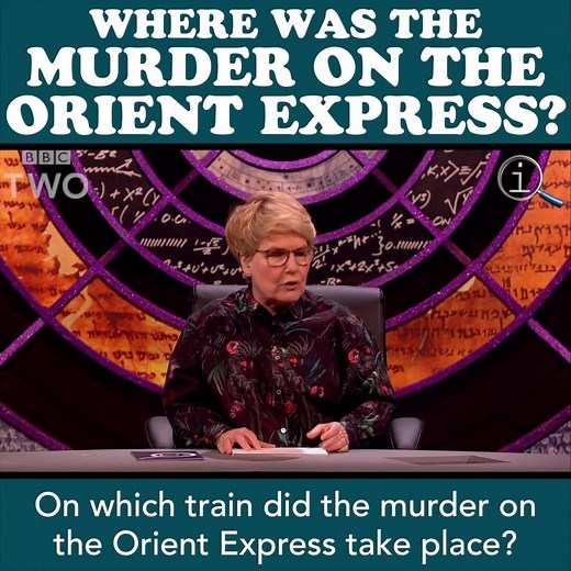 196K views · 191 reactions | Where did the murder on the Orient Express actually happen? (Clue: Not on the Orient Express.)  | BBC Two | Facebook