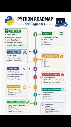 Python Roadmap for Beginners