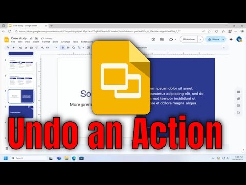 How To Undo an Action on Google Slide Presentation [Guide]