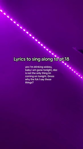 | part: 18 || Addictive lyrics to sing along to #fyp #addictive #lyrics #dontflop #blowthisup #viral #trend #purple #red #relateable #funny #roblox