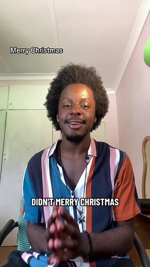 Merry Christmas Message with Optimism