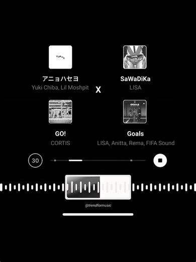 アニョハセヨ X SaWaDiKa X GO! X Goals | dm for song promo 📩 #fyp #musicvibes #spotifymix #song #vibes