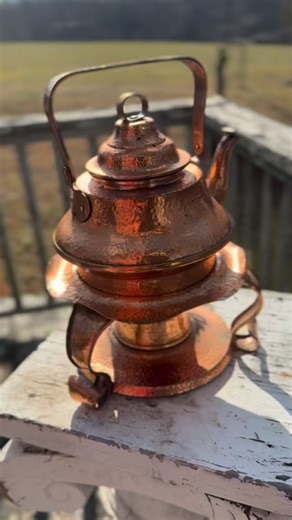 This Arts & Crafts Joseph Heinrichs teapot-handcrafted in pure copper with sterling silver accents- is just one small example of the craftsmanship and attention to detail Major loved. Coppers and metalwares, Arts & Crafts furniture, and original art together offer a glimpse into the values that defined his eye and his life. This is an exciting estate, rich with substance and soul. Stay tuned. ✨ | Schow's Estate Sales