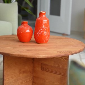 Rustic Low Coffee Table, Small Round Coffee Table, Modern and Unique Coffee Table - Etsy UK