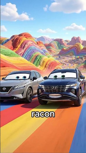Nissan Qashqai J12 vs Hyundai Tucson NX4 🚗| Pixar Versiyonu #keşfet