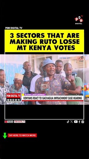 3 SECTORS THAT AREMAKING RUTO LOSSE MT KENYA VOTES #citizentv #gachagua #mtkenya #ruto #raila