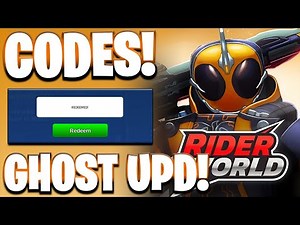 *👻GHOST* NEW ALL GHOST UPDATE CODES FOR RIDER WORLD! ROBLOX RIDER WORLD CODES