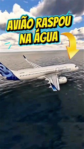 Avião raspou na água incrível Flight Simulator 2020 #gaming #gameplay #short #eurotrucksimulator2
