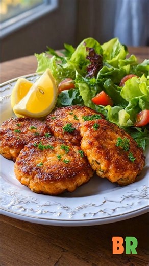 Easy Homemade Salmon Cakes These salmon cakes rely on gentle roasting, careful flaking, and controlled pan frying to achieve a moist interior with a crisp, golden exterior. Balanced aromatics and a restrained binder allow the natural richness of the salmon to remain the focal point. 🛒Ingredients : Olive oil, as needed 1 medium onion, finely diced 1 pound fresh salmon fillet 1/2 bell pepper, finely diced 3 tablespoons butter, divided 1 cup Panko bread crumbs 2 large eggs 3 tablespoons mayonnaise