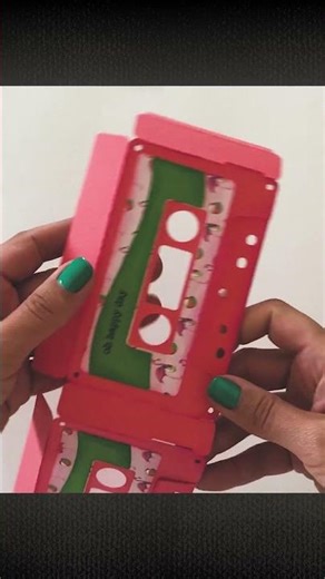 Watch my cassette tape card take shape! #cricut #carddesigner #craft #cardmaking #diy #80smusic