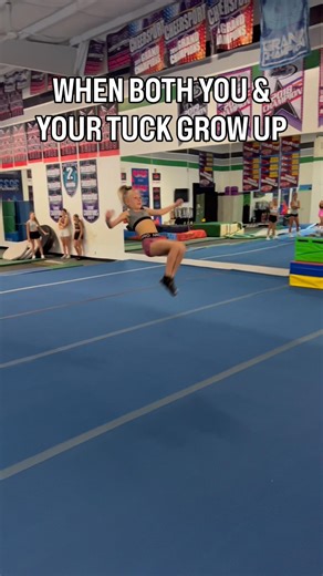 HER AND HER TUCK GREW UP… #tumblechef #cheer #tumbling #throwback #Shorts