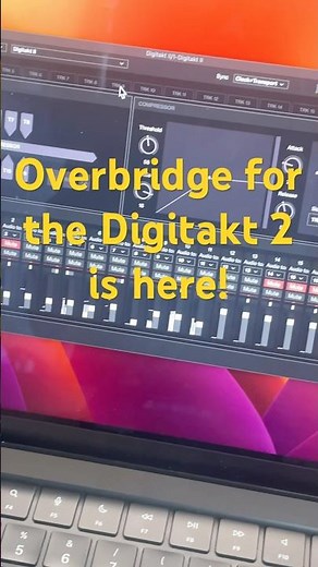 Finally we get Overbridge for the Digitakt 2 🙌🙌🙌 #digitakt #digitakt2 #elektron