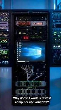 Supercomputers hate Windows #shorts #sciencefacts