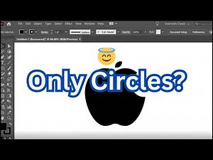 How to Create Apple Logo 🍎 in Illustrator – Step by Step!