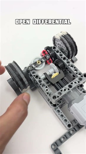 How a LEGO Open Differential Works! #legotechnic #lego #differential