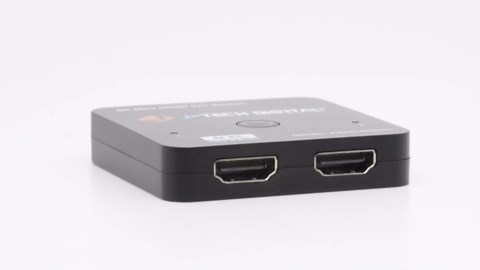 J-Tech Digital 8K HDMI 2.1 Mini Switch 2 in 1 Out 48Gbps 8K 60Hz 4K 120Hz HDR / HDR10 HDMI Switcher for Xbox PS5 BluRay with Auto Switch [JTECH-8KSW21]