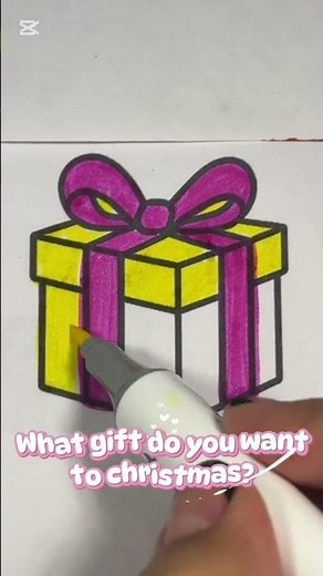 Cute gift box coloring🫶🏻🌹🖌️🎶