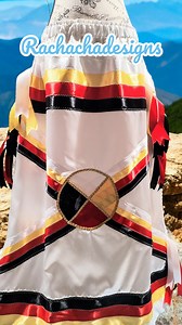 Native American Medicine Wheel Ribbon Skirt White Ribbon Skirt With Medicine Wheel Colors - Etsy