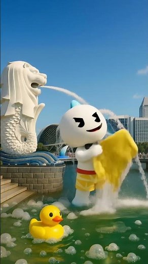 BIGO LIVE - The Merlion is open today, BIGO DINO is launching a limited-edition spa!🧼💦