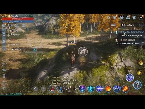 Mission: Hidden Treasure MIR4 ( Collect Treasure Chests ) Bicheon Town