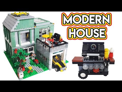 Custom LEGO Modern House MOC Reviewed