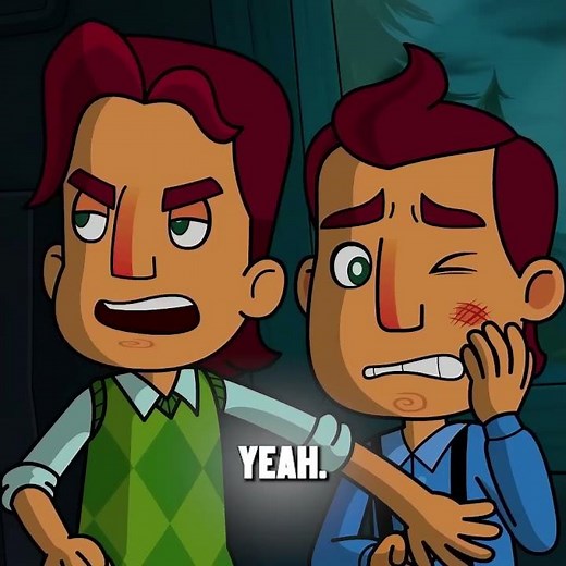 WHAT KIND OF TEST IS THIS☠️ "Hello Neighbor Animated Series" MONTAGEM REBOLA (SLOWED)