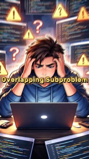 Overlapping Subproblem in DP #algorithm #dsa #dynamicprogramming #coding #computerscience