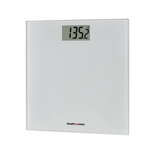 Health o meter Compact Digital Glass Bathroom Scale, 500 lb Capacity, Accurate Weight, LCD Display